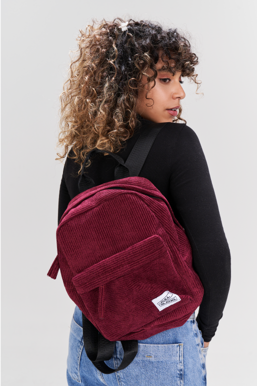 Burgundy Backpack mini fullslang