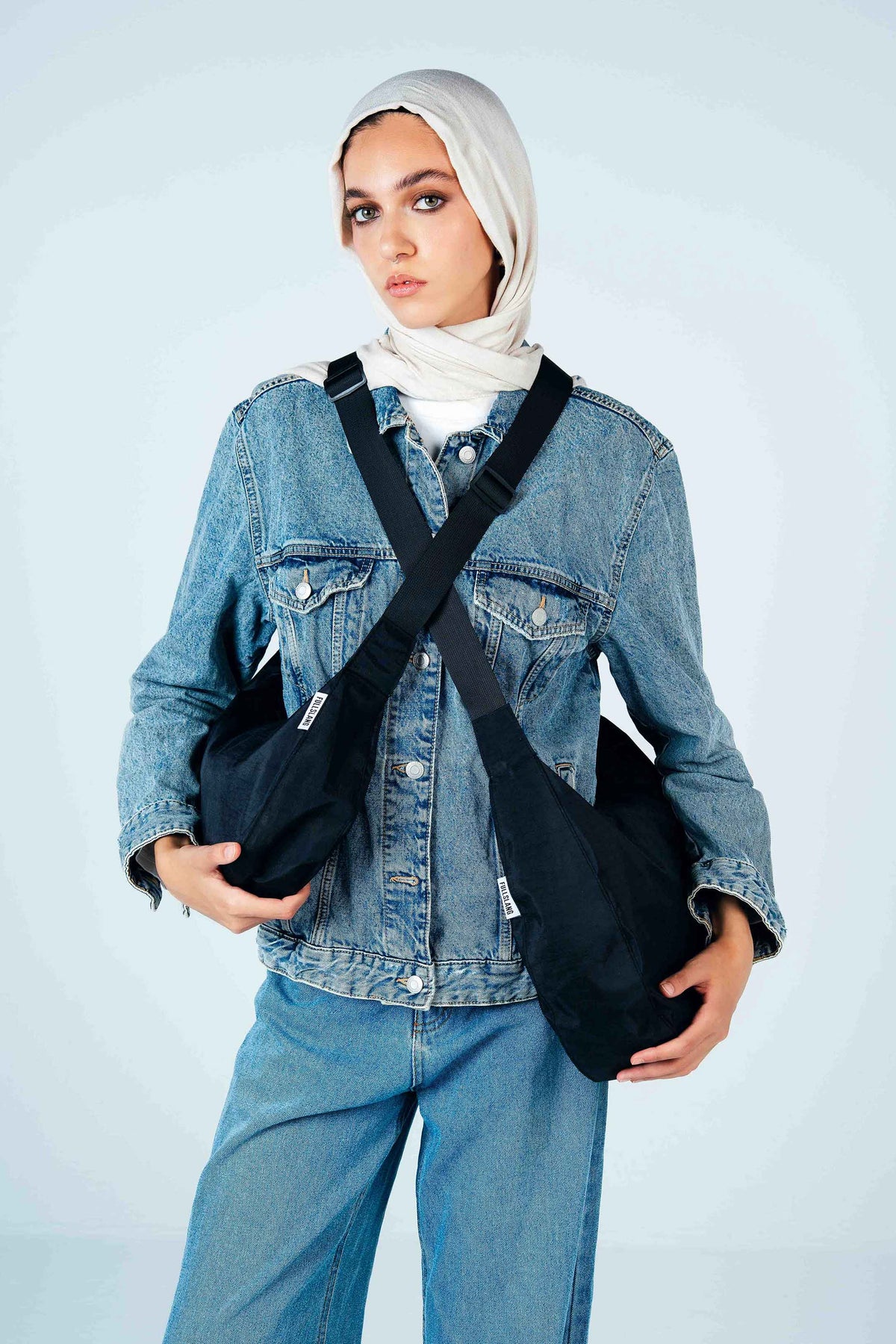 Black Crescent Bag