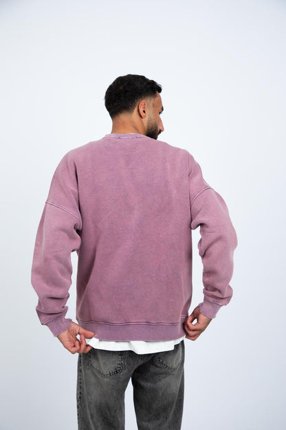 Purple Washed Crewneck