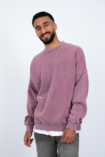 Purple Washed Crewneck