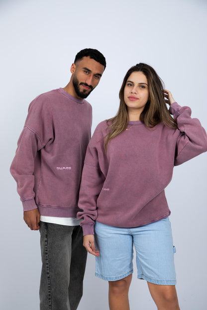 Purple Washed Crewneck