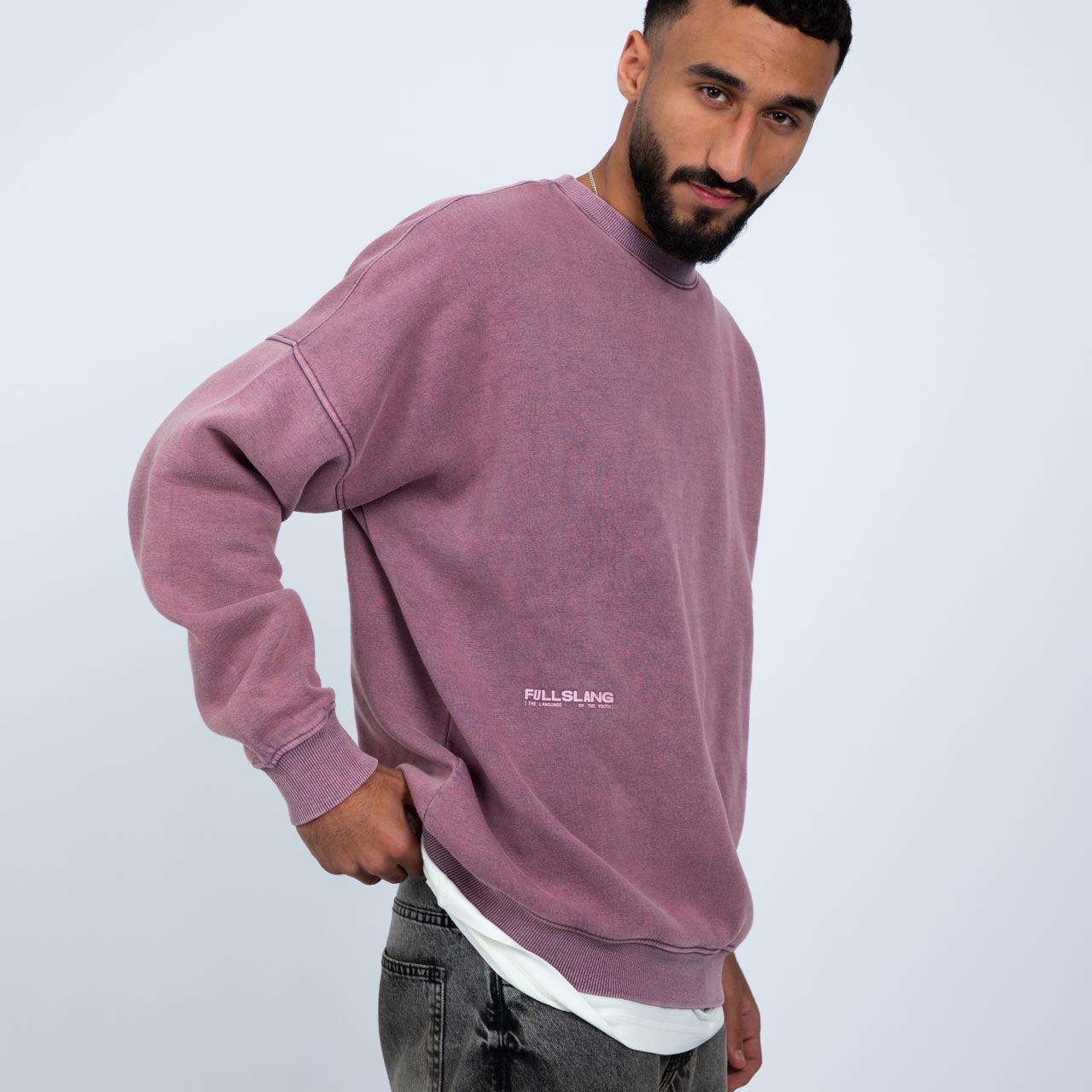 Purple Washed Crewneck