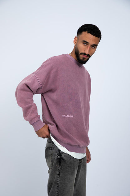 Purple Washed Crewneck