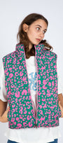 Pink Leopard Vest