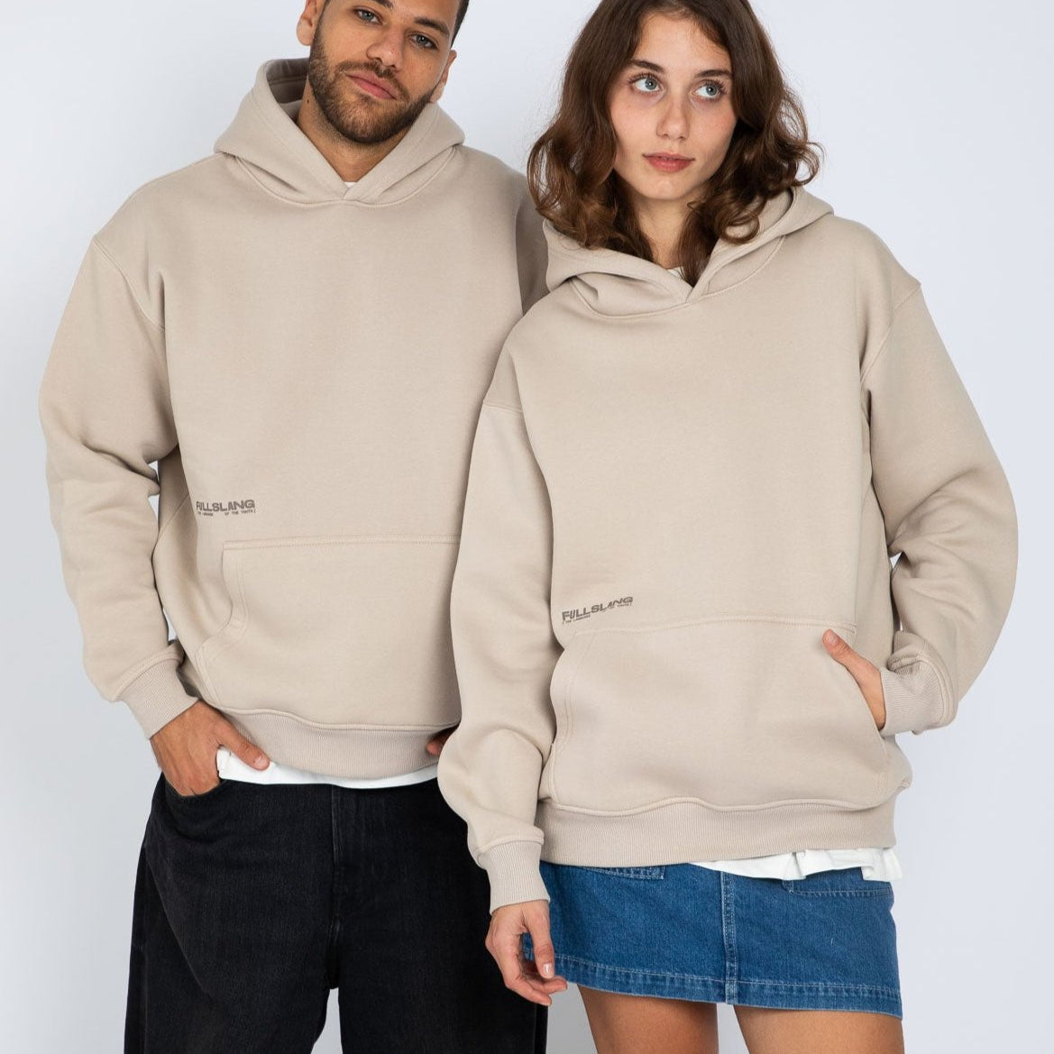 Beige Hoodie