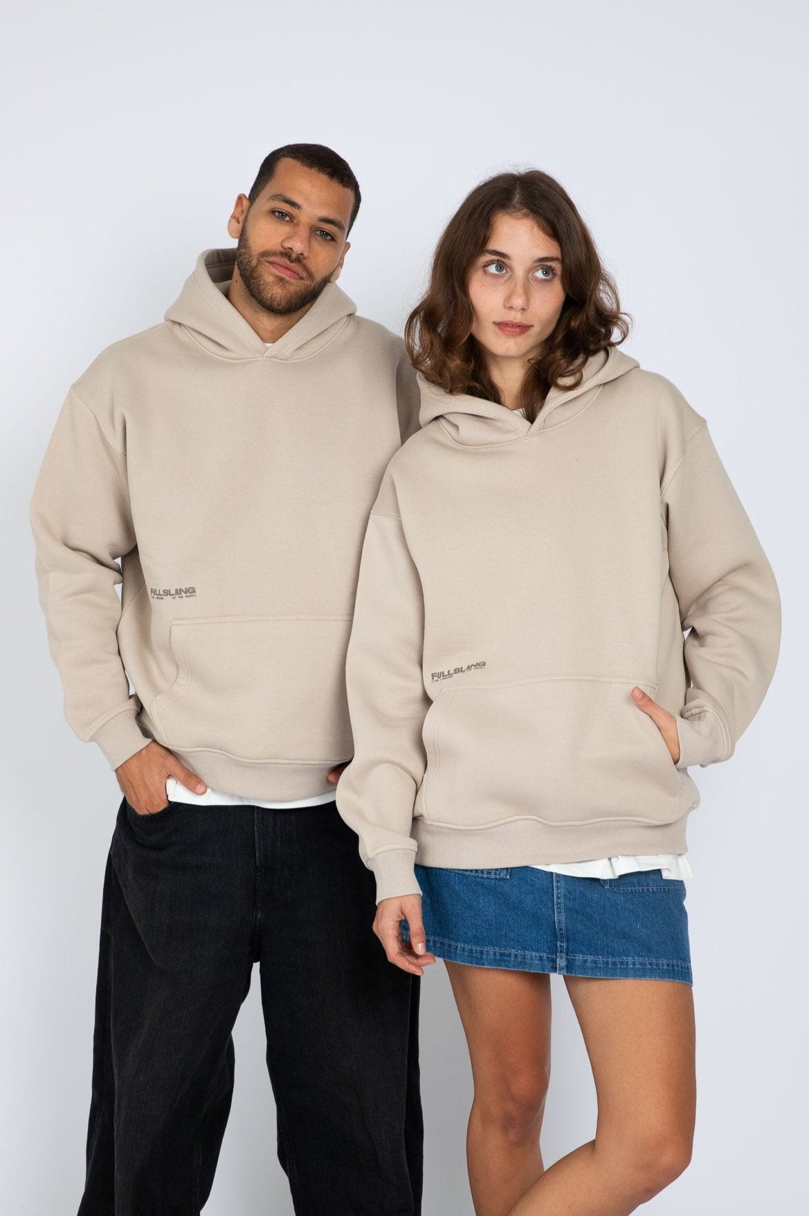 Beige Hoodie