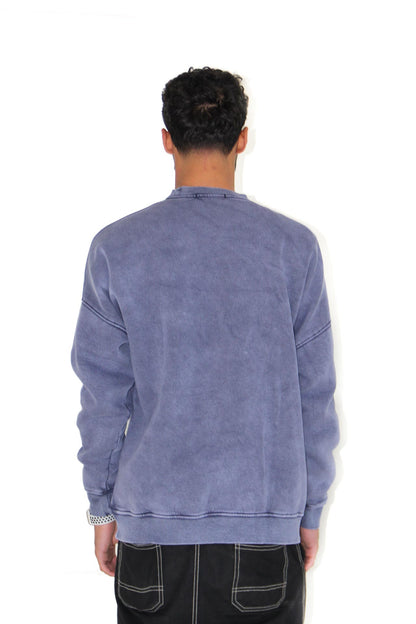 Indigo Washed Crewneck