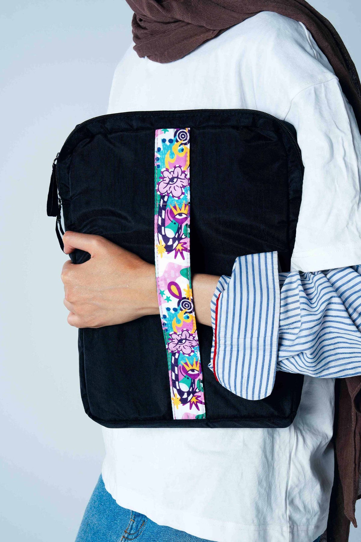 Brainrot Laptop Sleeve in Black