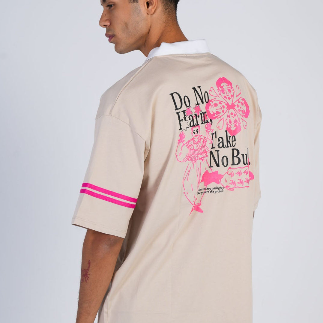 No Harm Printed Polo