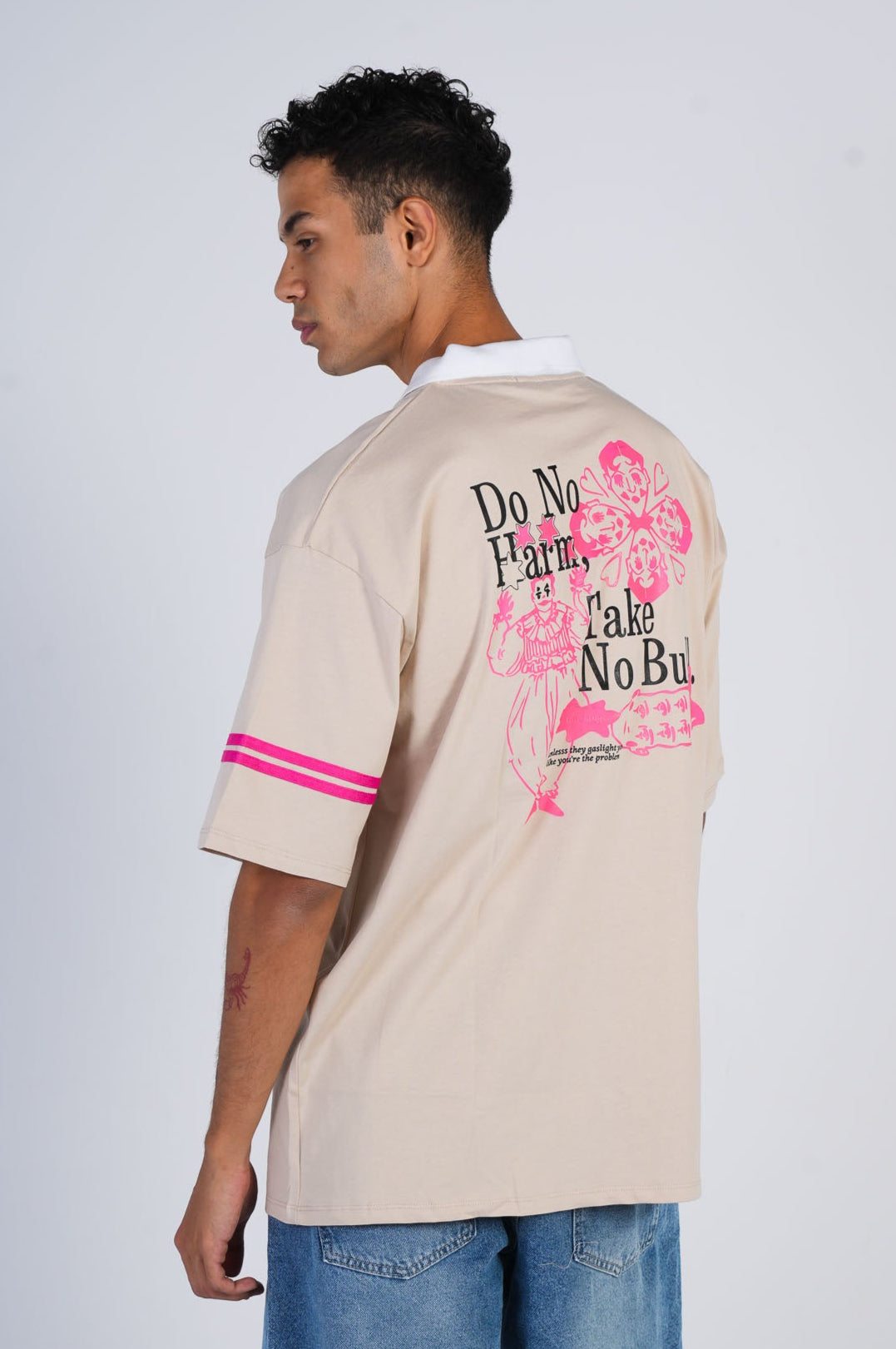 No Harm Printed Polo