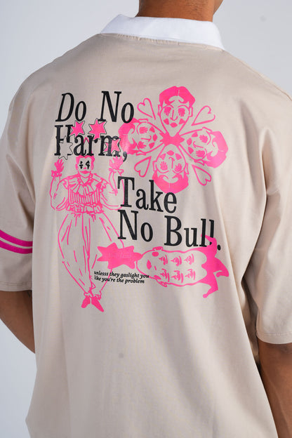No Harm Printed Polo