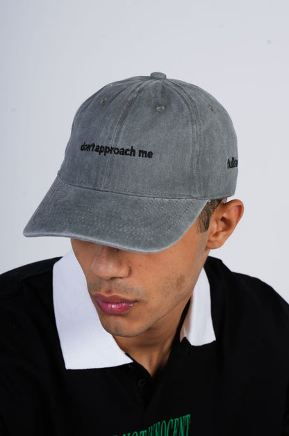 ⁠Don't Approach Me Grey Cap