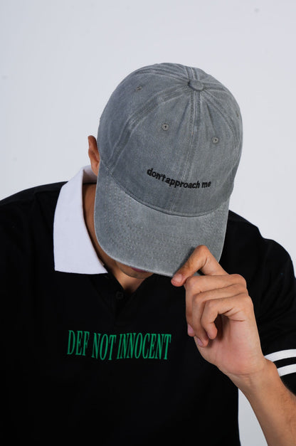 ⁠Don't Approach Me Grey Cap