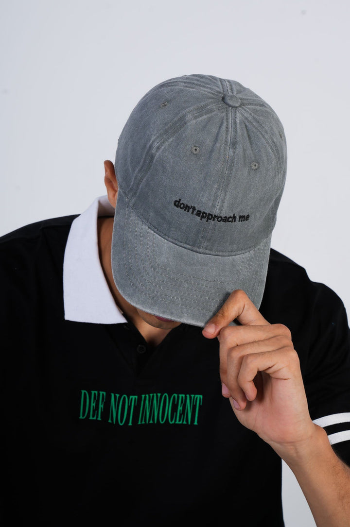 ⁠Don't Approach Me Grey Cap