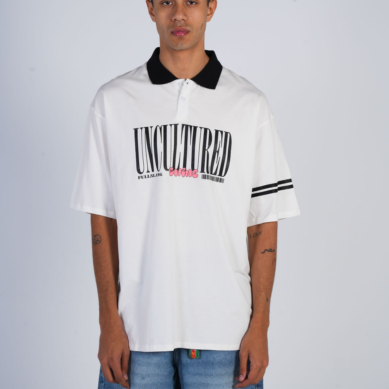 Uncultured Swine Printed Polo