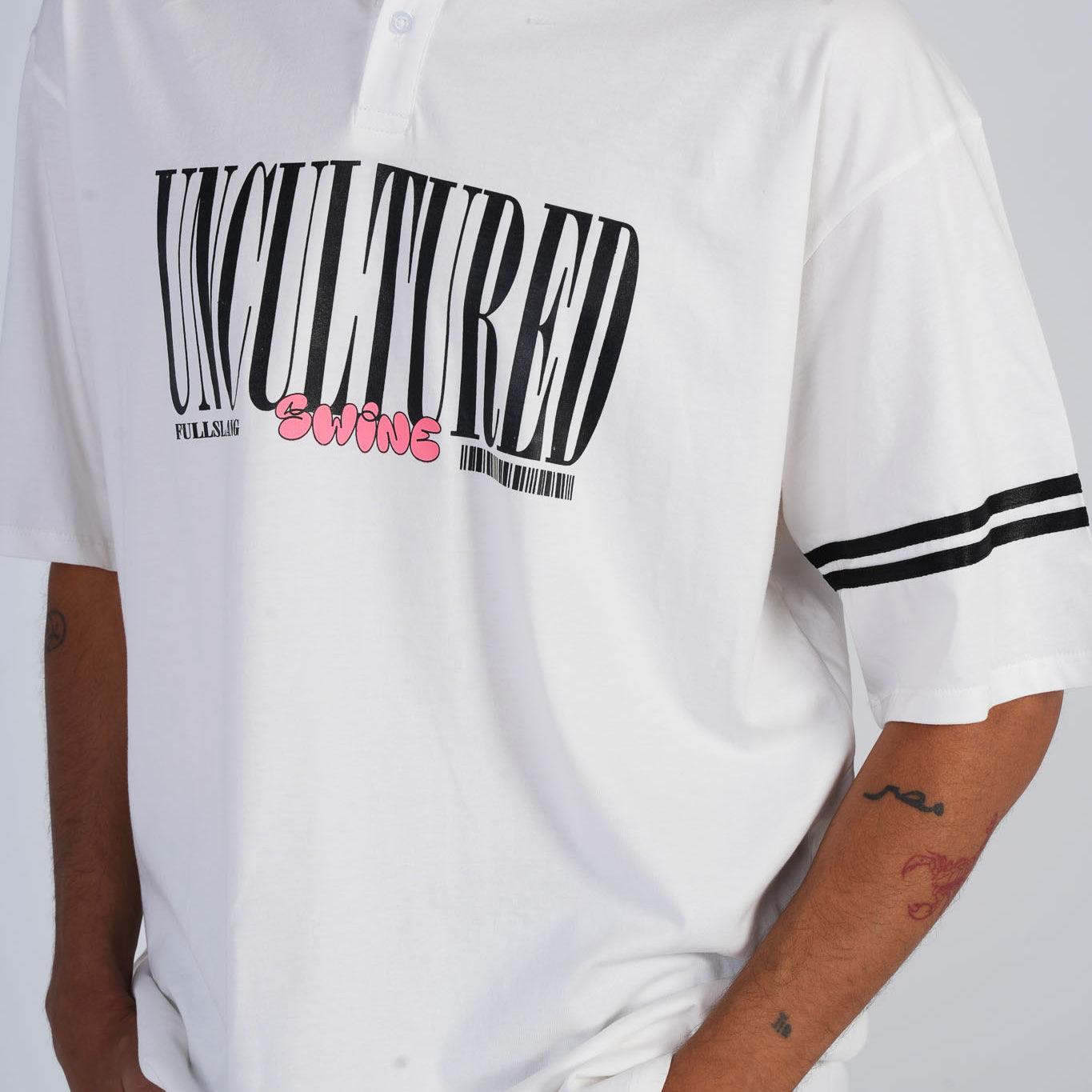 Uncultured Swine Printed Polo