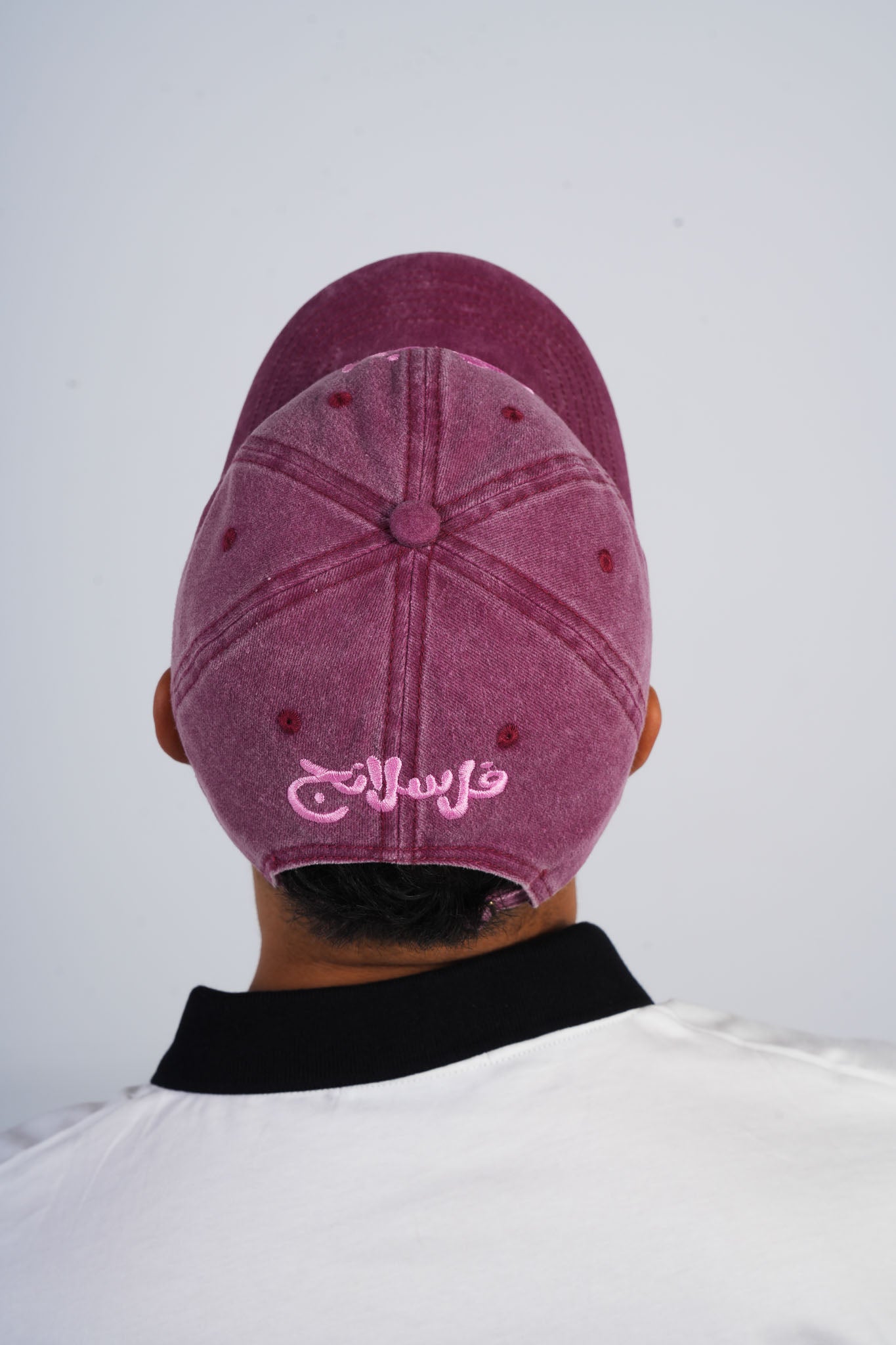 ⁠Naeem Elgahl Burgundy Cap