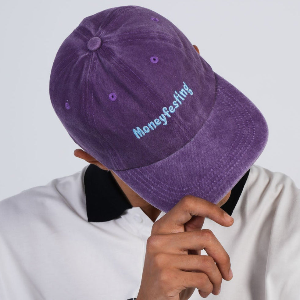 Moneyfesting Purple Cap