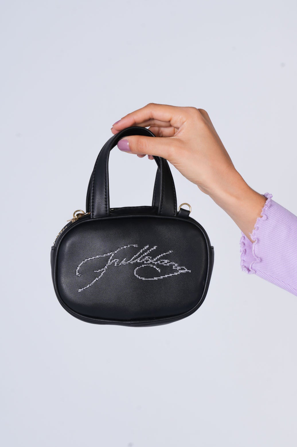 Black Micro Leather Bag