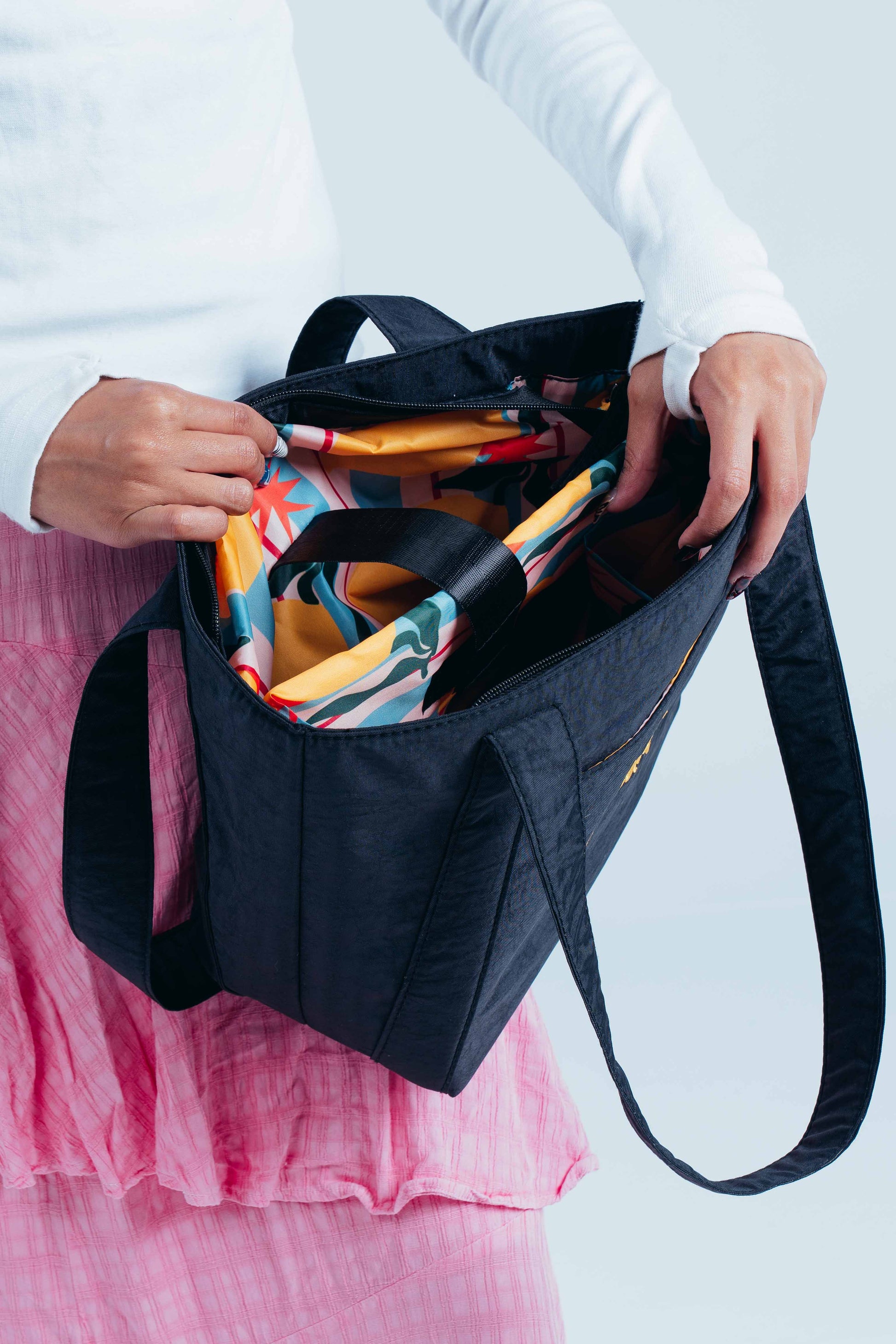 Black Everyday Tote Bag
