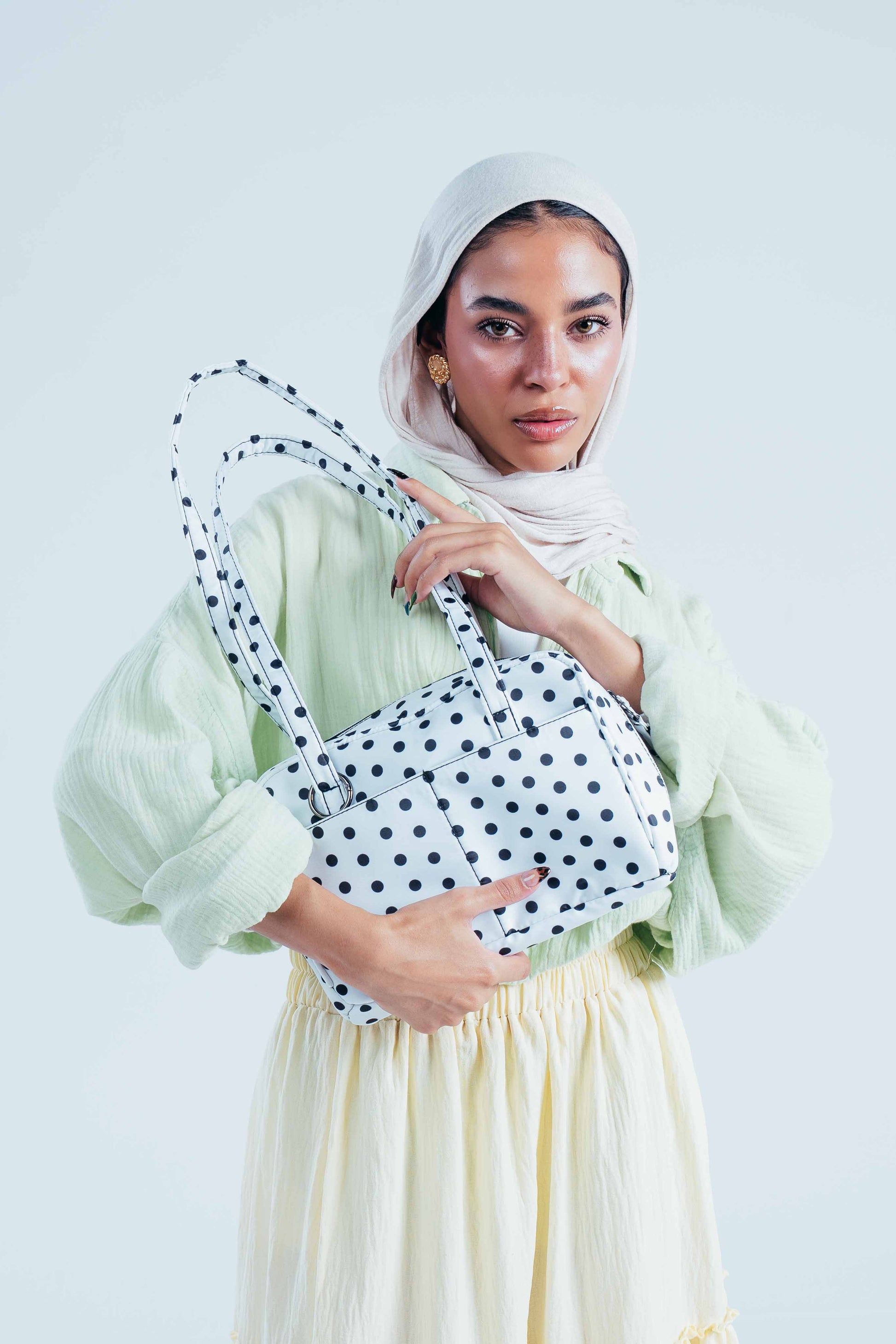 Polka Dots Shoulder Bag