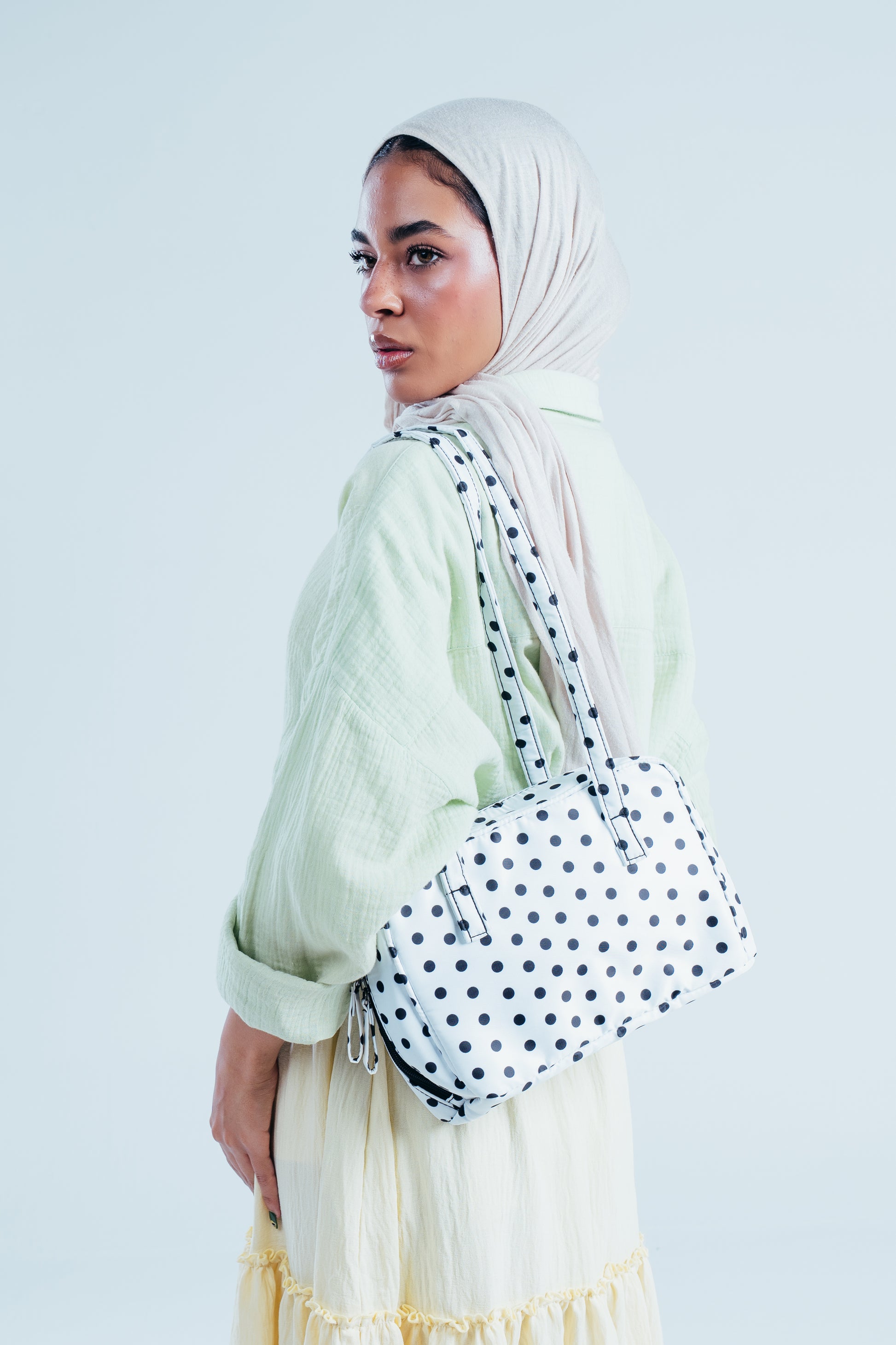 Polka Dots Shoulder Bag
