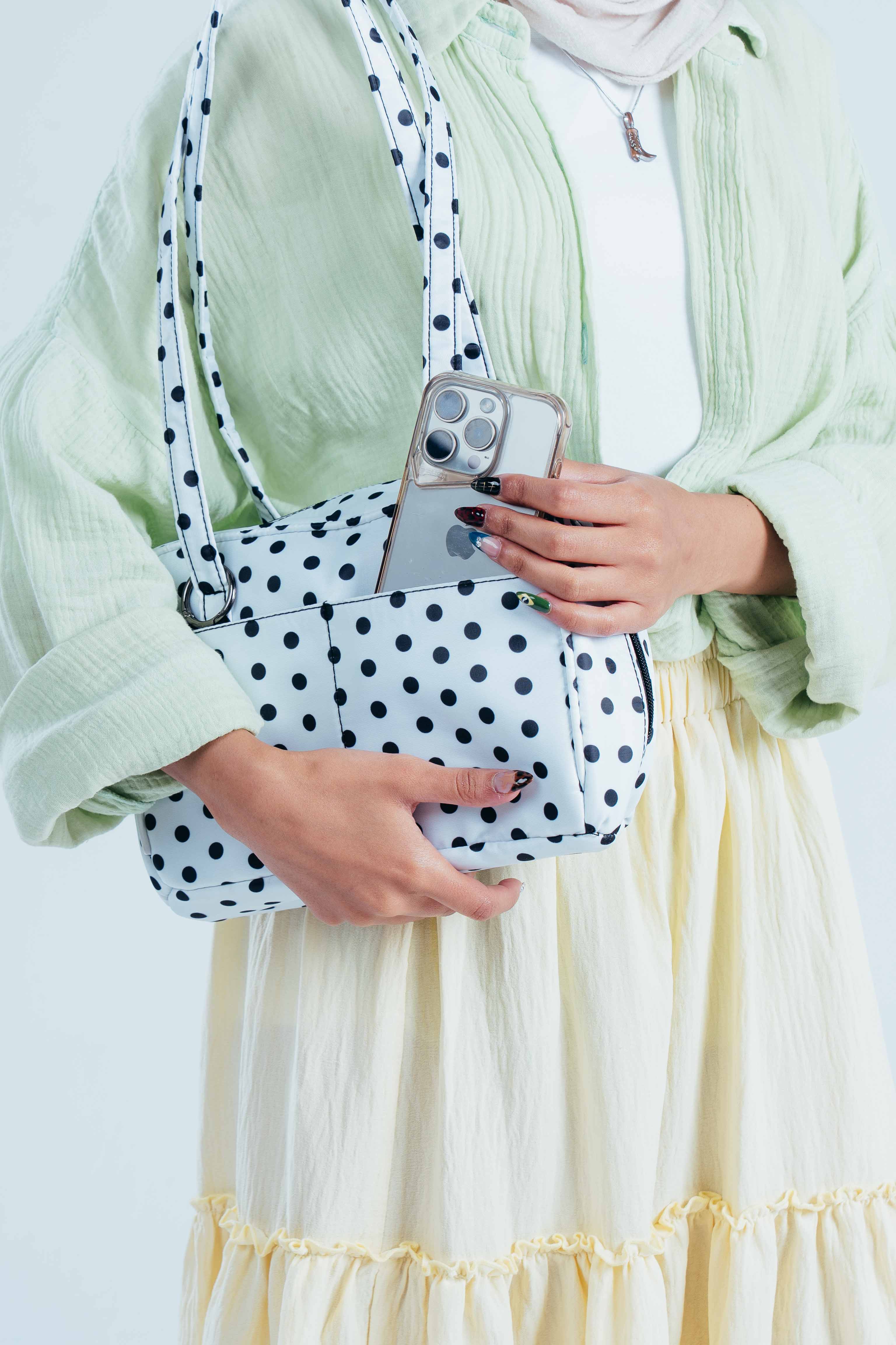 Polka Dots Shoulder Bag
