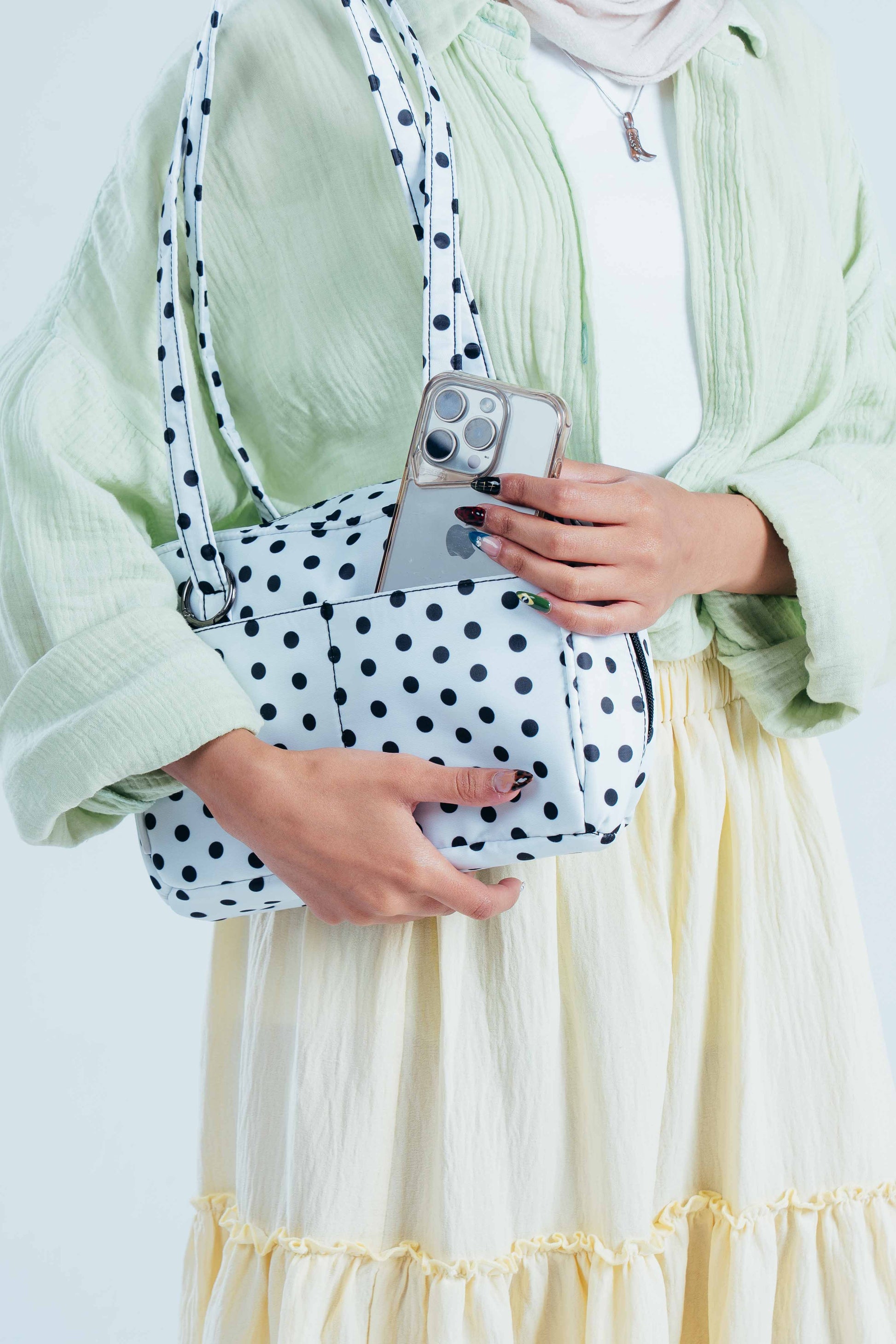 Polka Dots Shoulder Bag