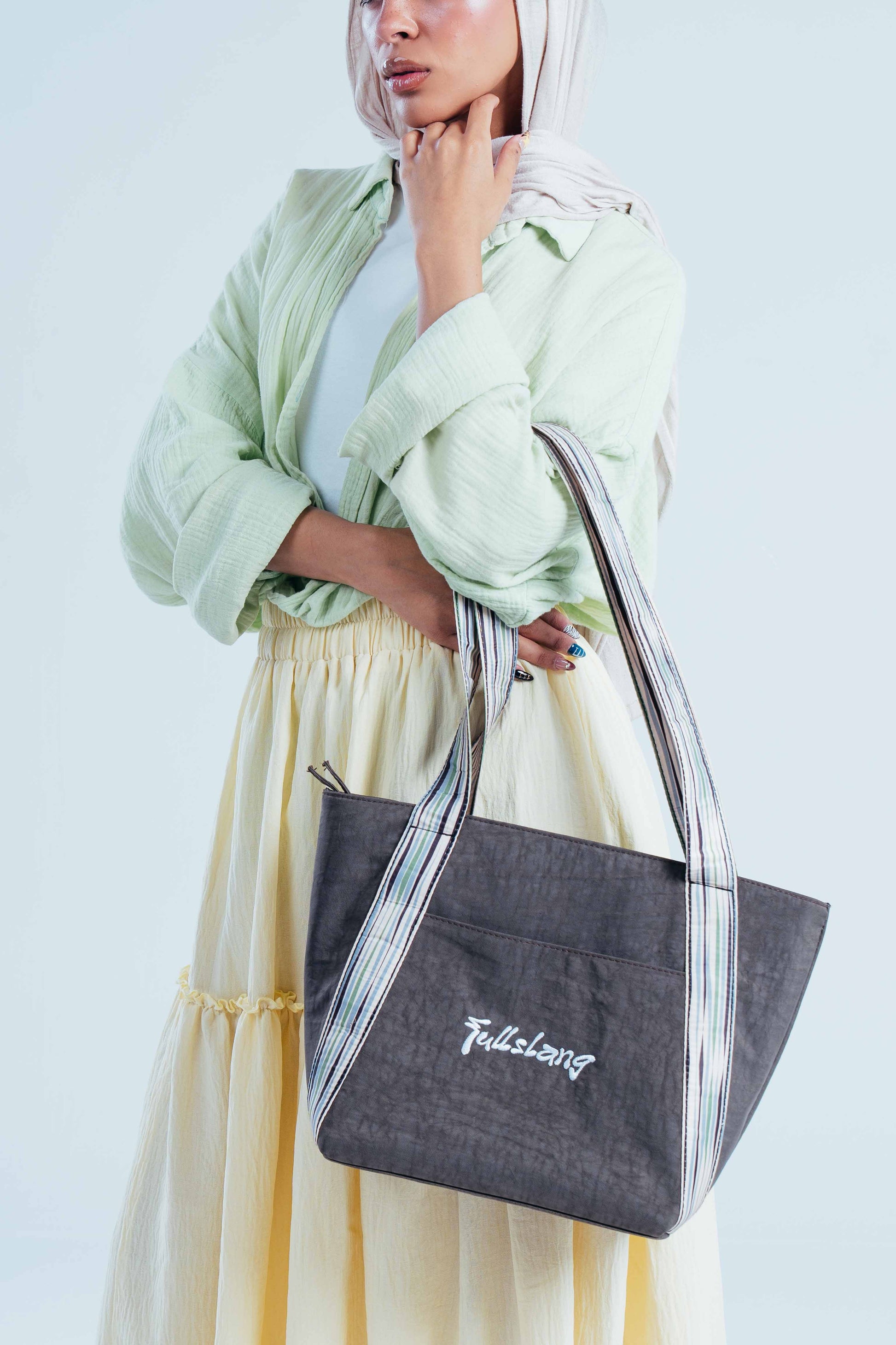 Ribbed Everyday Tote Bag
