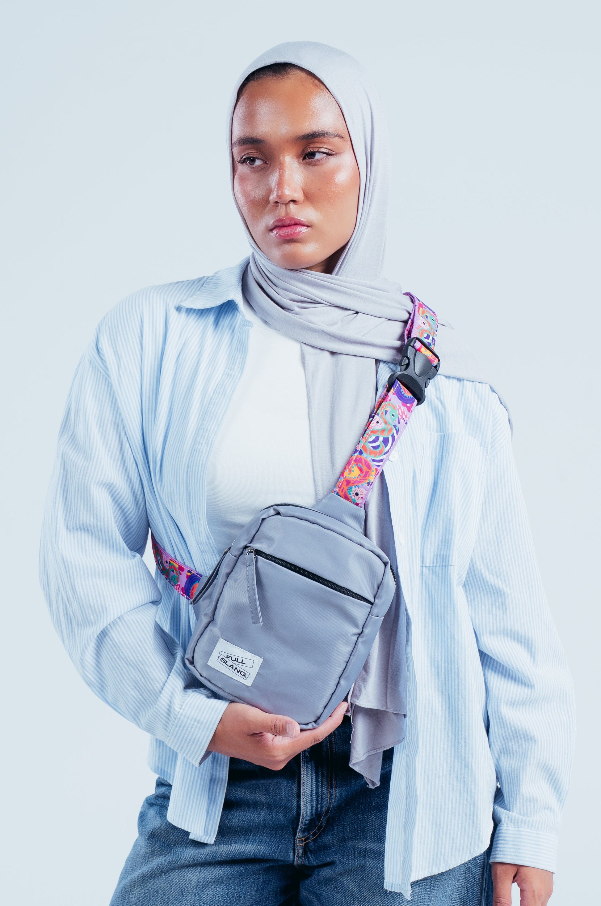 Grey Snake Crossbag
