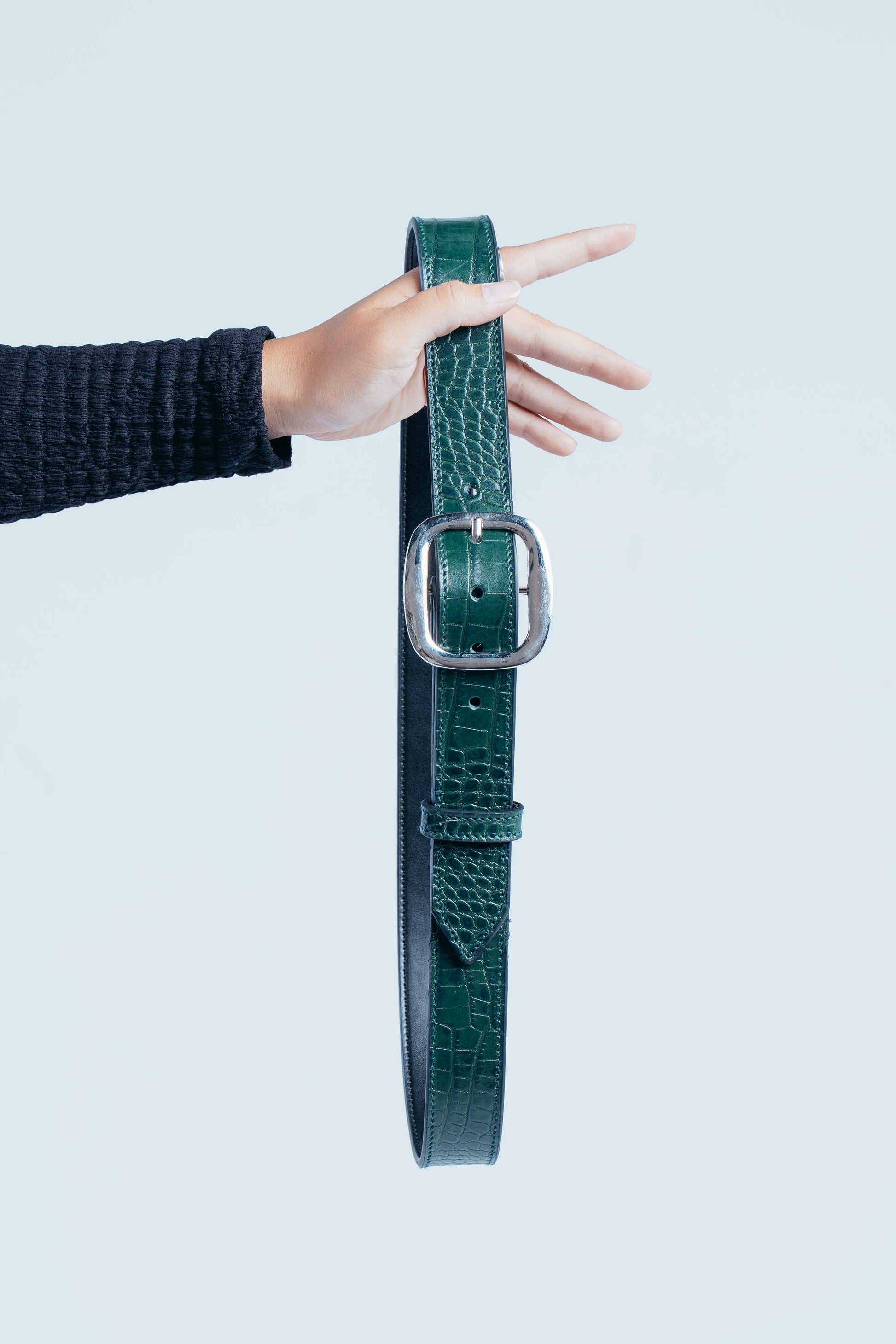 The Green Croc Belt