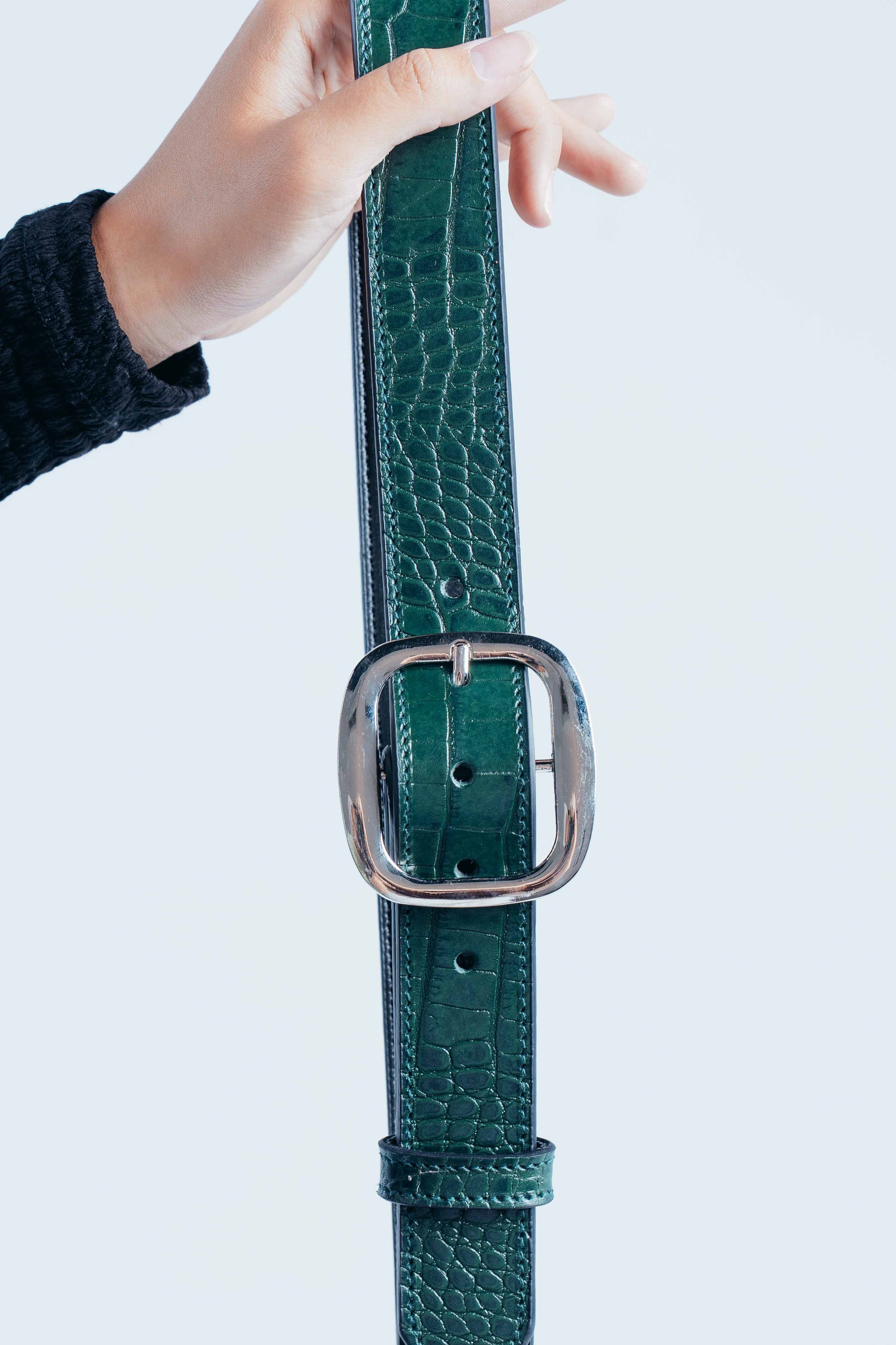 The Green Croc Belt
