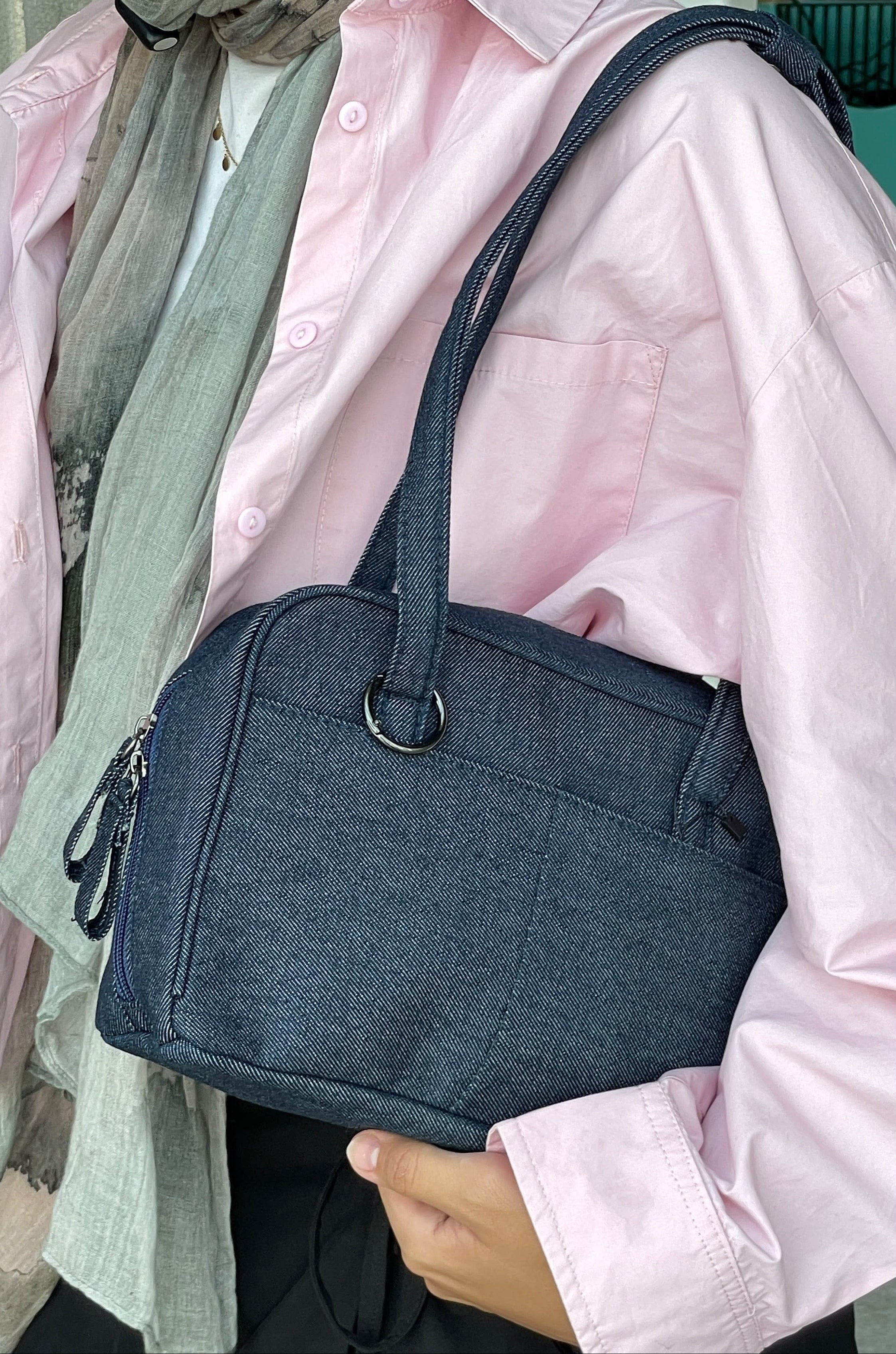 Denim Shoulder Bag
