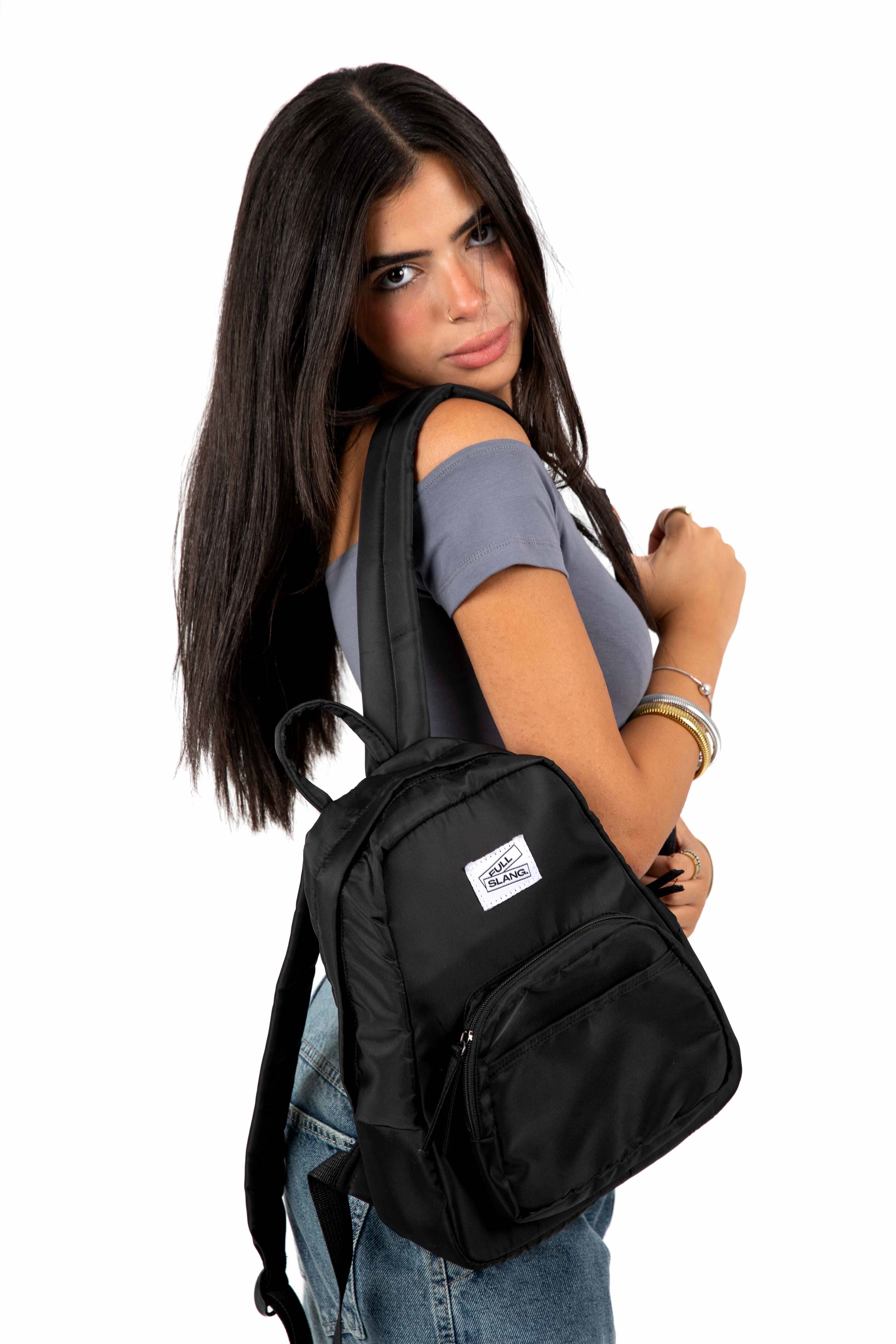Black Backpack Mini – fullslang