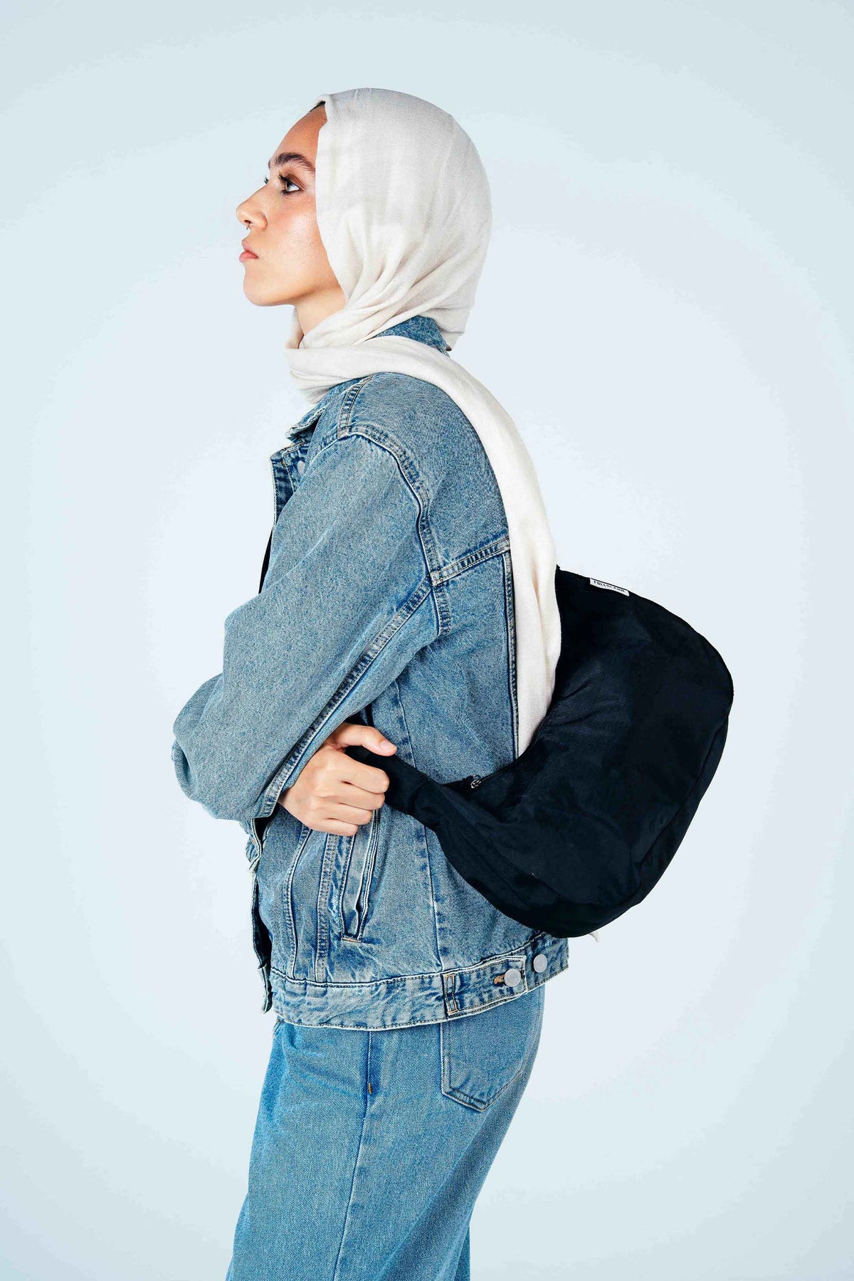 Black Crescent Bag