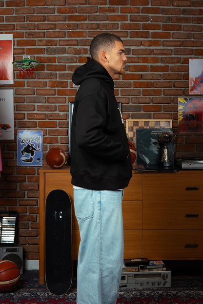 Brain Dead Hoodie In Black