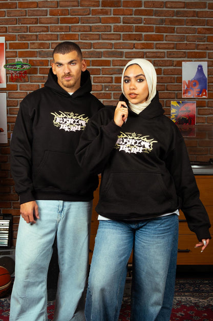 Brain Dead Hoodie In Black