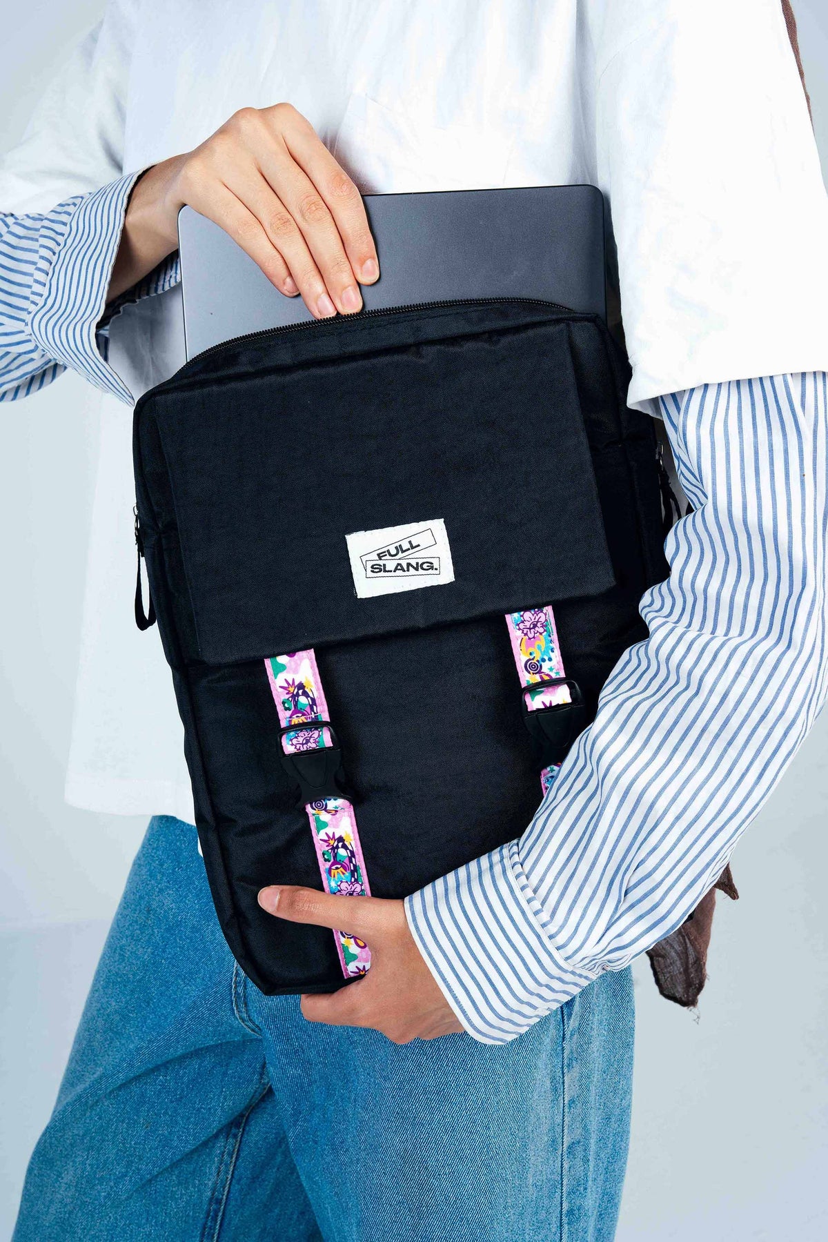 Brainrot Laptop Sleeve in Black