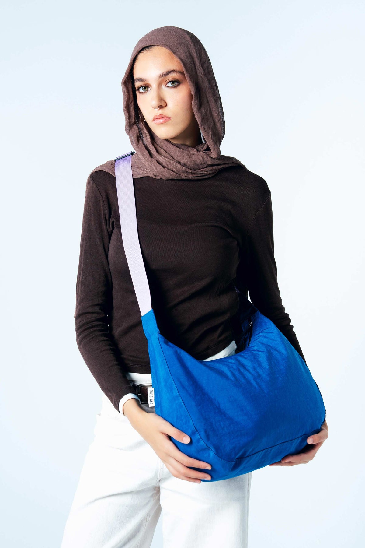 Blue Crescent Bag