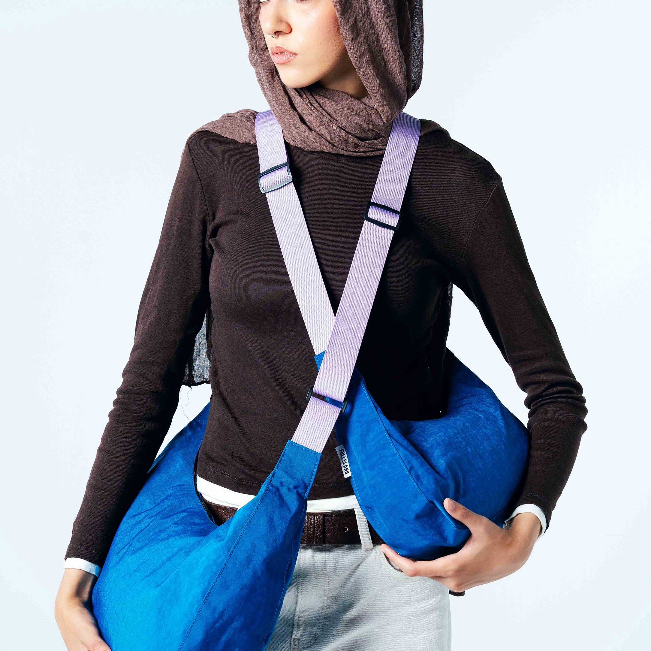 Blue Crescent Bag