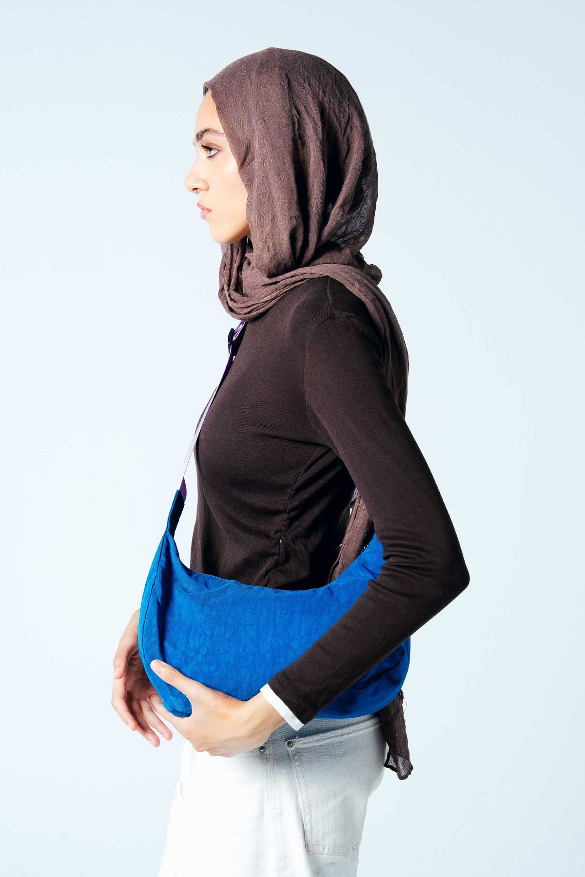 Blue Crescent Bag