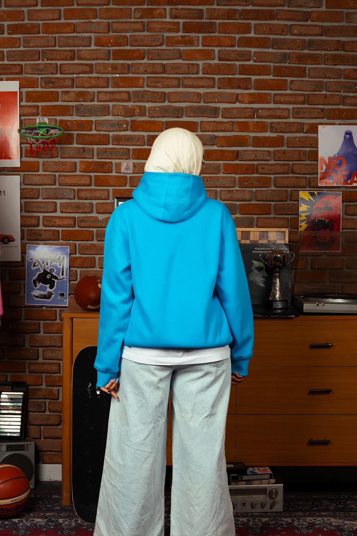 Hard Feelings Hoodie In Blue