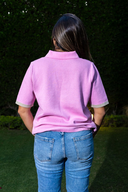 Bow Knitwear Polo