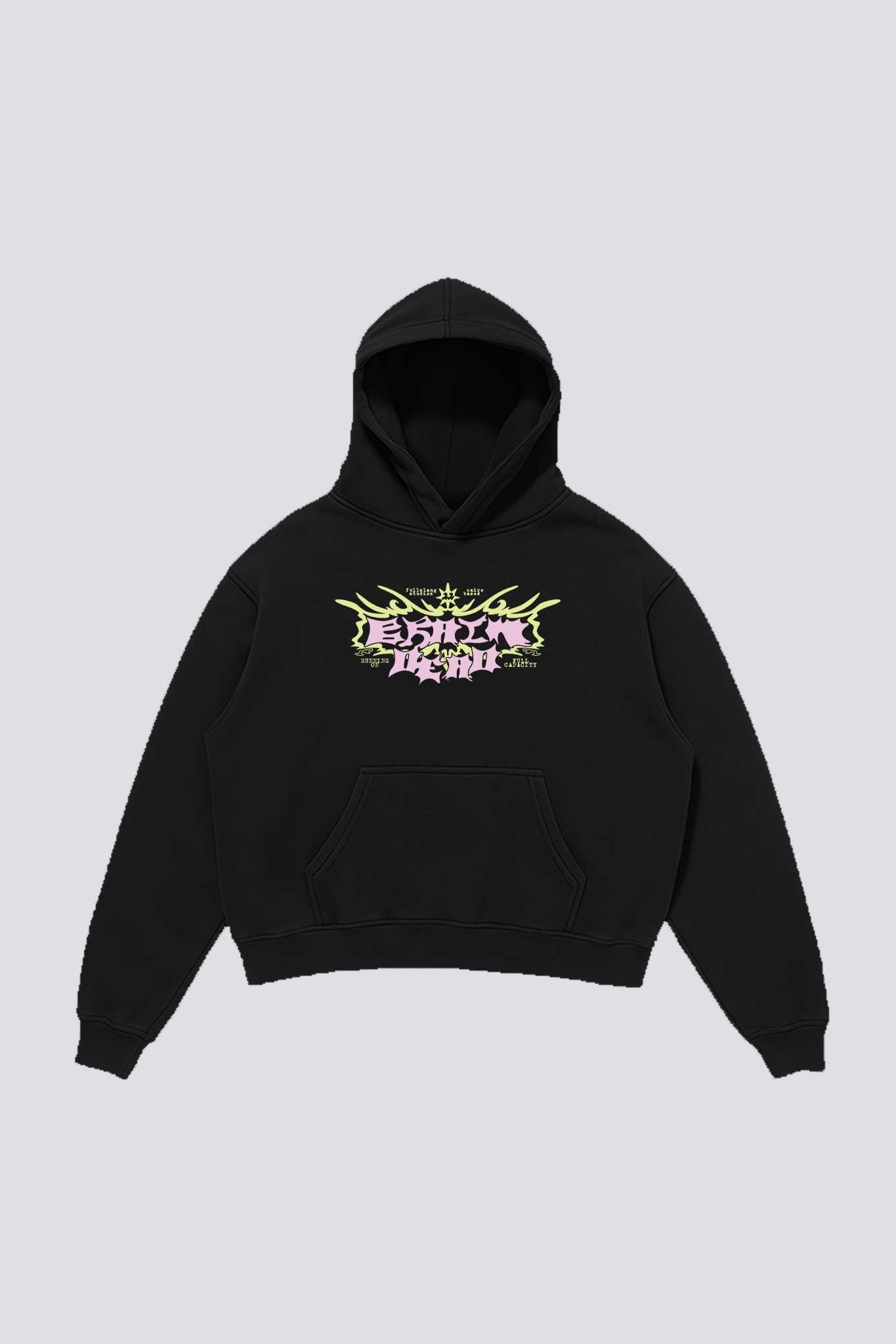Brain Dead Hoodie In Black