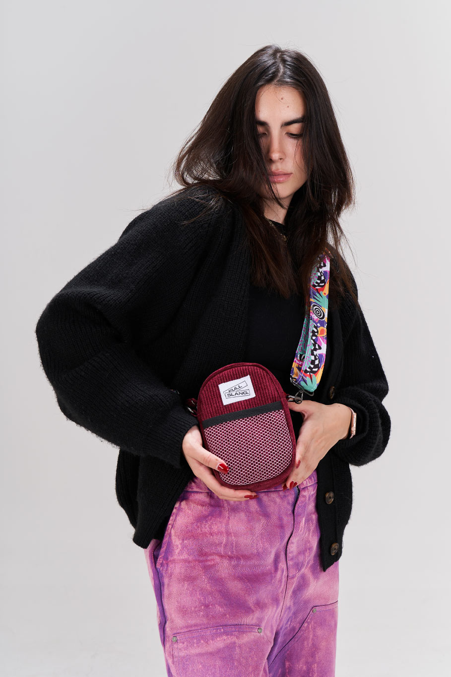 The Burgundy Teeny Bag