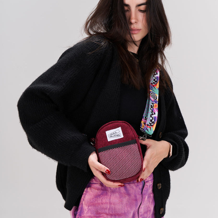 The Burgundy Teeny Bag