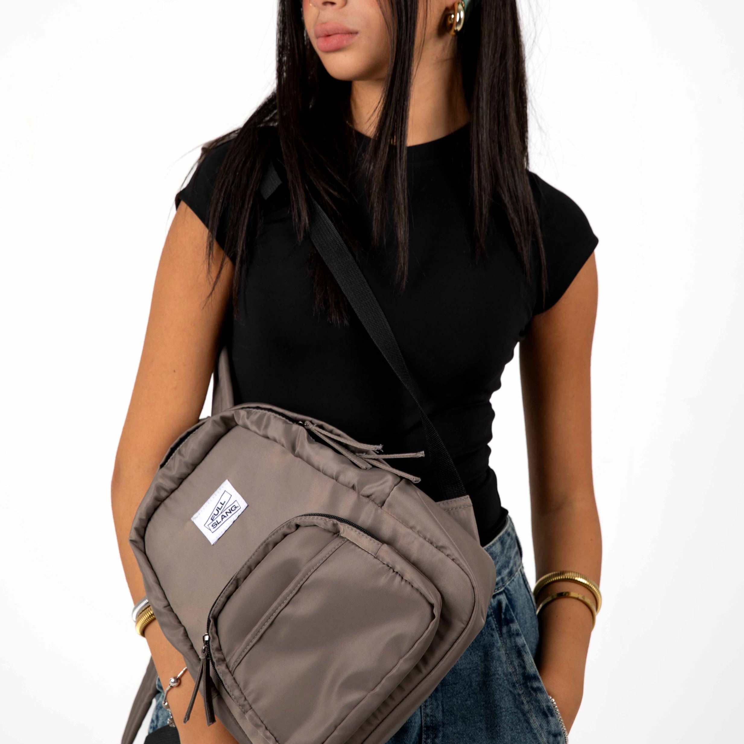 Olive Brown Backpack Mini