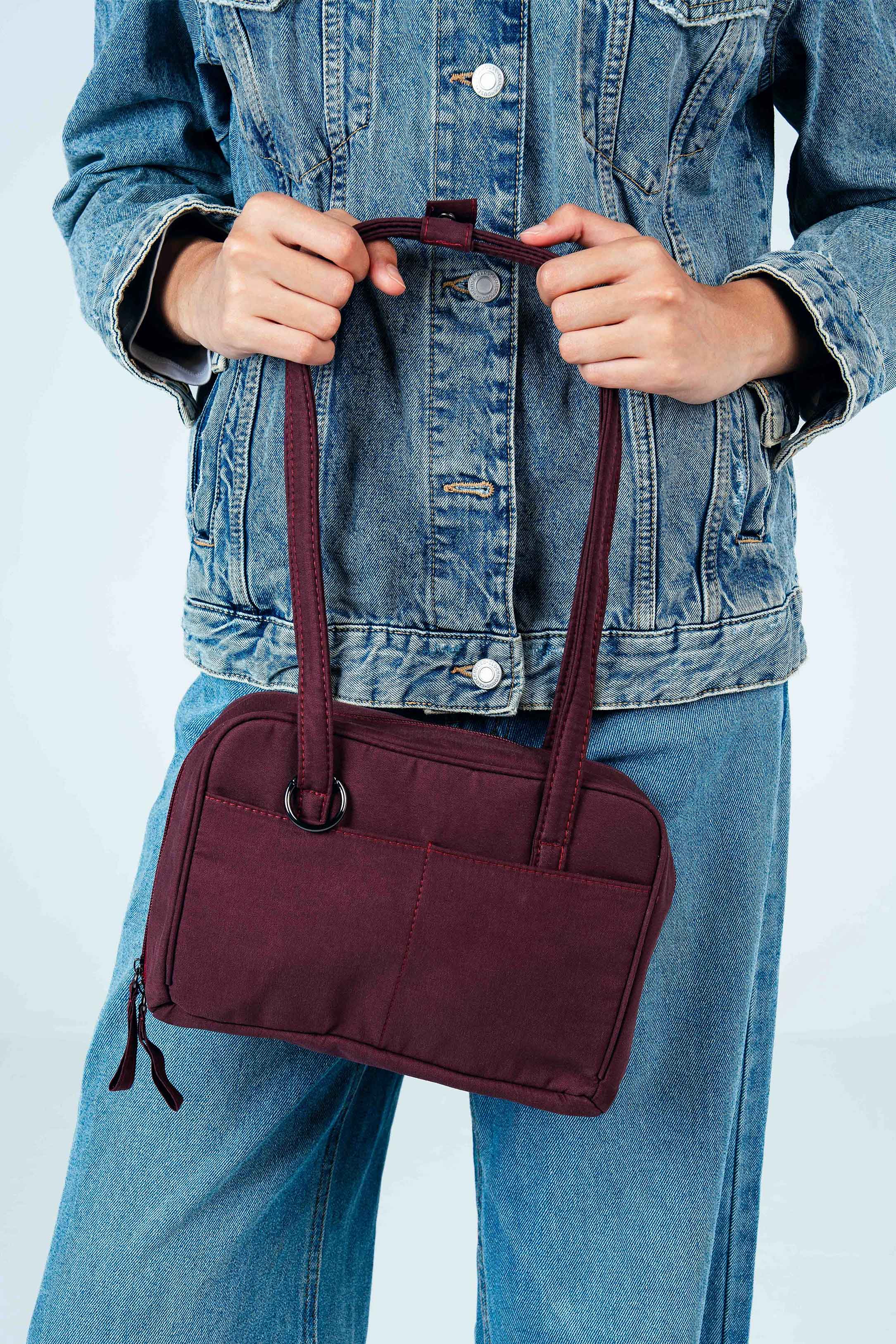 Burgundy Shoulder Bag