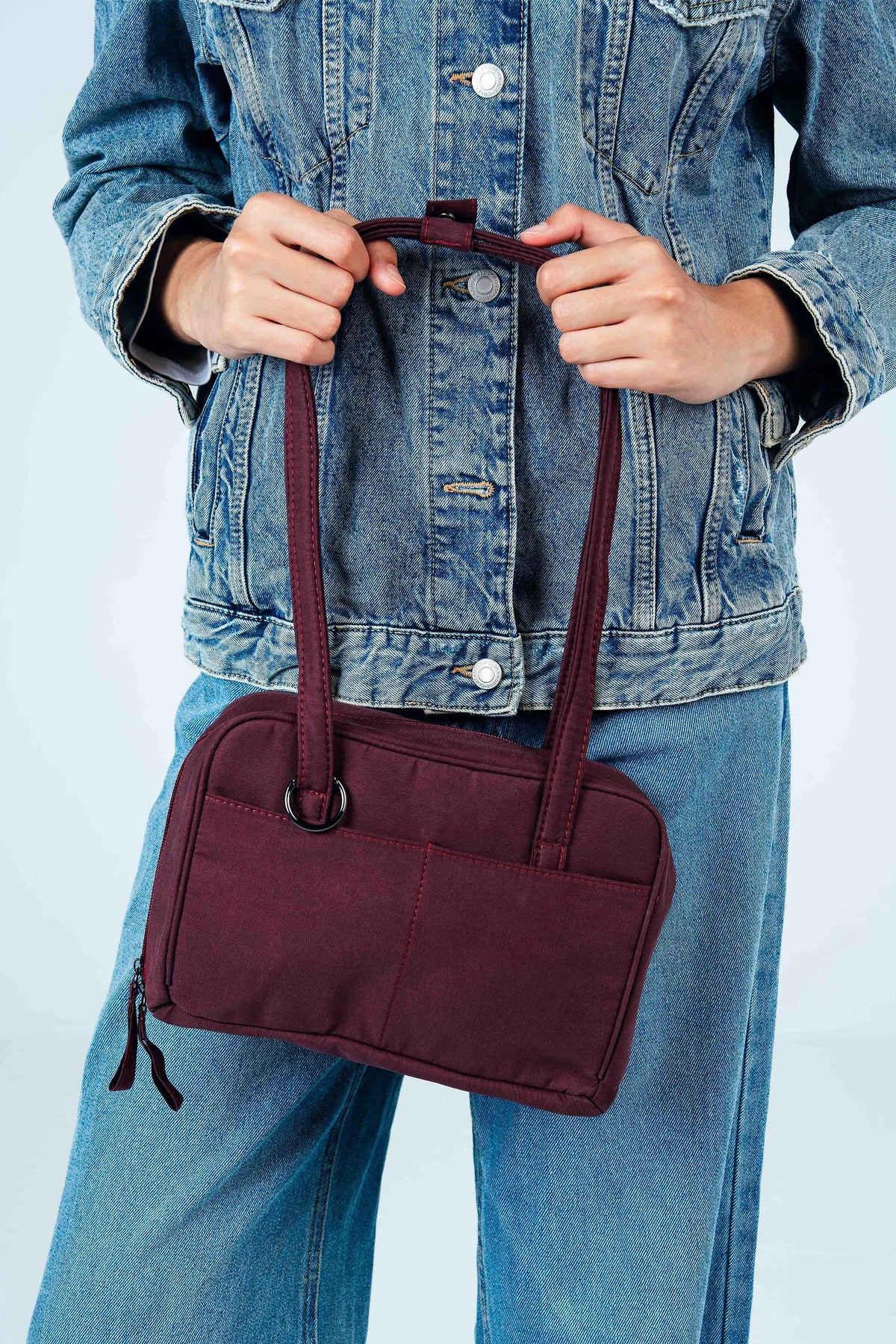 Burgundy Shoulder Bag