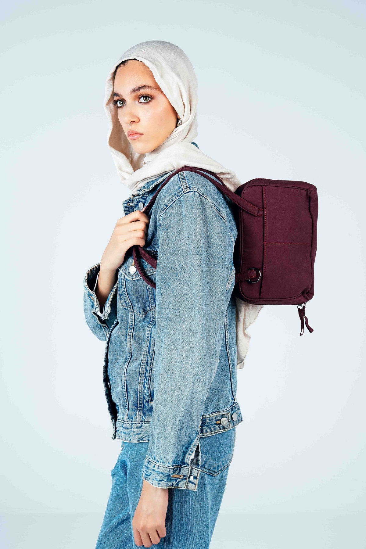 Burgundy Shoulder Bag